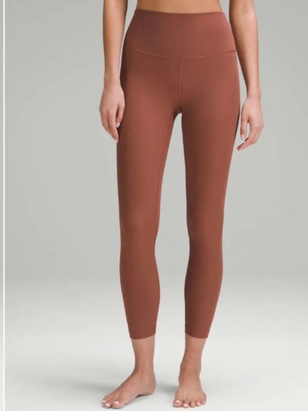 Lululemon Align High-Rise Ribbed Pant 25" Ancient Copper